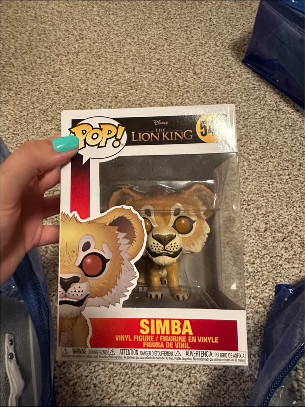 Funko Simba Pop! Vinyl Figure - Brown, Tan, Gold
